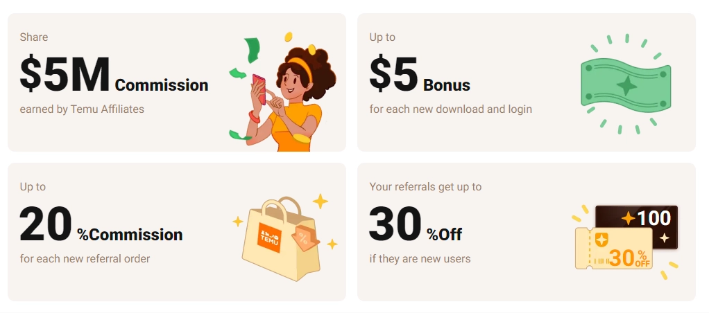 TEMU affiliate program overview