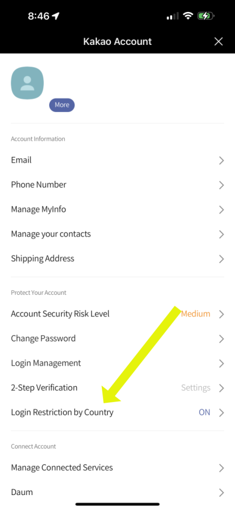 Login Restriction by Country - Step 3